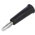 Conector banana, negru, 4mm, 24A, PJ1010B