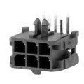 43045-0600, Soclu in unghi MicroFit 6 pini, pas 3mm, 5A, MOLEX