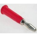 Conector banana, 4mm, rosu, BC-008/R