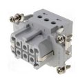 Conector HTS, HE3, mama, 6 contacte, surub, 09330062701, HARTING