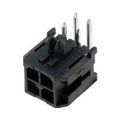Soclu in unghi MicroFit, 4 pini, pas 3mm, 43045-0400, MOLEX