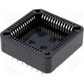 Soclu PLCC, aurit, 52 pini, PLCC-52G