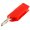 Mufa banana, rosu, 10A, 60VDC, 4mm, terminal cu surub, BC-027/R