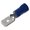 Terminal tata, push-on, tata, izolat, 4,8x0,5mm, albastru, ST-031/B