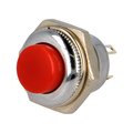 Intrerupator monostabil, 1.5A, ON-(ON), SPDT, rosu, orificiu montare Ø12.7mm, PS502MC-R