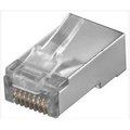 Mufa RJ45, 8p8c ecranata, CAT5, gold, TEL-0080RSLD