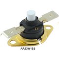 Termostat bimetalic, 130C, reset manual, 16A, NC, AR33W1S3-130