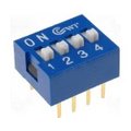 Intrerupator DIP-SWITCH, 4 contacte, ON-OFF, DS-04