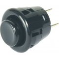 Push-buton, monostabil, rotund, 3A, OFF-(ON), negru, orificiu montare 17.8mm, DS412B