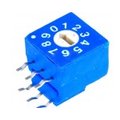 Intrerupator, DEC/BCD, 10 poz, 10x10x7.5mm, ERD110RFZ