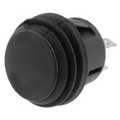 Push-buton, rotund, negru, OFF-(ON), DPST, 6A, 4 pini, orificiu montare Ø20.2mm, R13527A202BB
