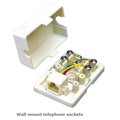 Priza telefon, aparenta, RJ11, TEL-0009