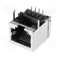 Soclu; RJ45; PIN: 8; ecranat; Dispunere: 8p8c; THT; în unghi 90°, RJ45GE