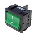 Intrerupator basculant, ON-OFF, 6A, 4 pini, DPST,orificiu montare 19.6x22.2mm, RS1333BBG2N2