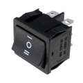 Intrerupator basculant, ON-OFF-ON, 15A, 6 pini, DP3T, orificiu montare 31x22.3mm, RS2032C0BK