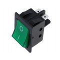 Comutator basculant, ON-OFF, 15A, 4 pini, DPST, orificiu montare 22.3x31mm, RSI2013C3GN