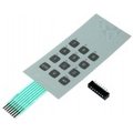 Tastatura cu membrana, 12 butoane, W:52mm; Raster:2,54mm, STD34-07.2