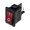Comutator basculant; ON-OFF, 6A, 4 pini, DPST, orificiu montare 13.4x13mm, RS1373CBR2N2