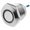 Buton antivandal, OFF-(ON), albastru, 24V, IP65, SPST-NO, M16, orificiu montare Ø16mm, V16-10R-24B-S