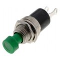 Push buton, monostabil, rotund, verde, OFF-(ON), orificiu montare Ø7mm, PS10BGN