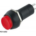 Push buton, monostabil, rotund, rosu, OFF-(ON), orificiu montare Ø12mm, PS11BRD