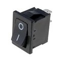 Intrerupator basculant; ON-OFF, 10A, 2 pini, SPST, orificiu montare 19.2x13mm, RSM101A2C3BK