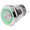 Buton antivandal verde, ON-(ON), 24V, SPDT, M16, orificiu montare Ø16mm, V16-11R-24G-S