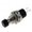 Push buton, rotund, negru, ON-(OFF), 1A, 250V, orificiu montare Ø7mm, PS10C2BK