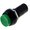 Push-buton, monostabil, rotund, verde, OFF-(ON), orificiu montare Ø12mm, PS11BGN