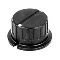 Buton plastic potentiometru,  ax 6.35mm, 29mm, GWB29BK