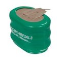 Acumulator 3.6V, NI-MH 3.6V, 140mA, 3 pini, ACCU-140/3E