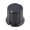 Buton plastic, potentiometru, ax 6.35mm,  negru, GWB12BK