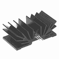 Radiator AL, TO220, 37x70mm, SK64-37SA1M3