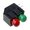 Led in montura, 2x LED, 5mm, rosu, verde, PCB, L-1503EB/IDGD