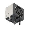 Soclu MINI DIN, 4pini, PCB, MDC-204