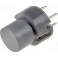 Push buton, gri, OFF-(ON), PCB, KS01-BV-GREY