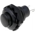 Push-buton, OFF-(ON), 1.5A, NEGRU, orificiu montare Ø12.7mm, PS502A-BB
