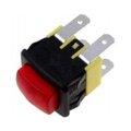 Push buton, ON-OFF, 16A, 4 pini, DPST, orificiu montare 19.2x12.9mm, PS5210PGBRS
