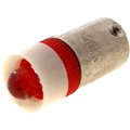 Lampa BA9S cu led rosie 24V LLED-B9/24/R