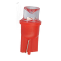 Bec auto led, W2x9.5D rosu 12V, lampi panou bord, T8-WG-REED