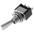 Întrerupător basculant; (ON)-OFF-(ON), 3A/250V, 3 pini, SP3T, orificiu montare Ø6mm, TSM123F1