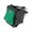 Intrerupator basculant, Verde, ON-OFF, 16A, 4 pini, DPST, iluminat, orificiu montare 30.2x22mm, R2101C5GBG9NWC