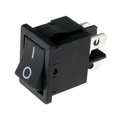Comutator basculant, ON-OFF, 3A, 4 pini, DPST, orificiu montare 19.2x13mm, RSM201A2C3BK