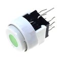 Push buton bistabil rotund led verde PB6136FAL-3