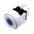 Push, buton bistabil, rotund, led albastru, PB6136FAL-4