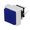 Push buton monostabil, ON-(ON), patrat led, albastru, PB6133FBL-4