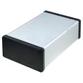 Cutie aluminiu, 103x53x160mm, anodizata, panou ABS, HM-1455N1602