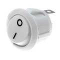 Intrerupator basculant, OFF-(ON), 6A, 20A/12V, 2 pini, SPST, orificiu montare Ø20.2mm, R13112F02WW2