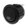 Intrerupator basculant, OFF-(ON), 6A, 20A/12V, 4 pini, SPST, led, orificiu montare Ø20.2mm, R13112LF02BBR0L3