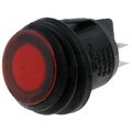 Intrerupator basculant, OFF-ON, 10A, IP65, DPST, 4 pini, orificiu montare Ø20.2mm, R13244B802R